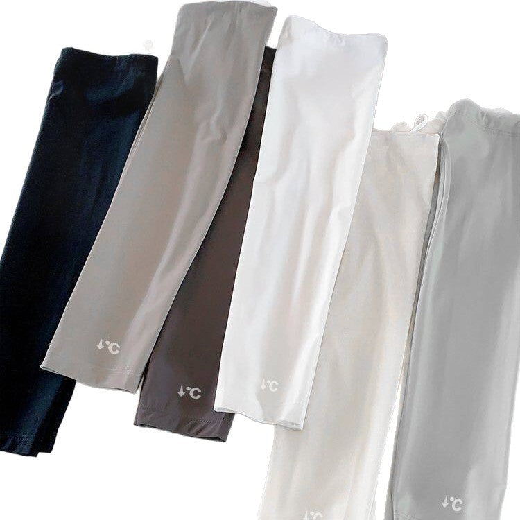Women's Ice Silk UV Protection Arm Sleeves, Lightweight Summer