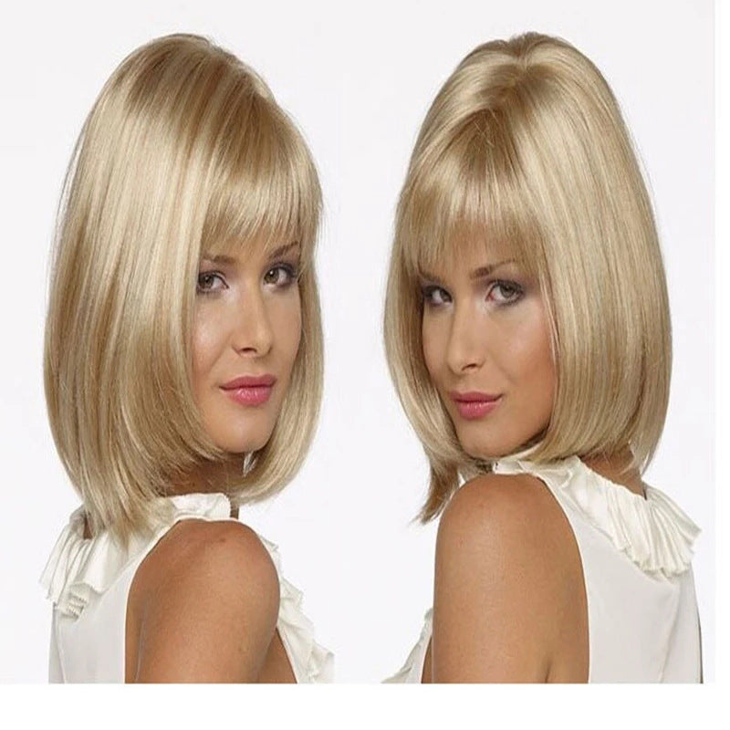 Women's 613 Blonde Front Lace Bob Wig with Natural Hairline