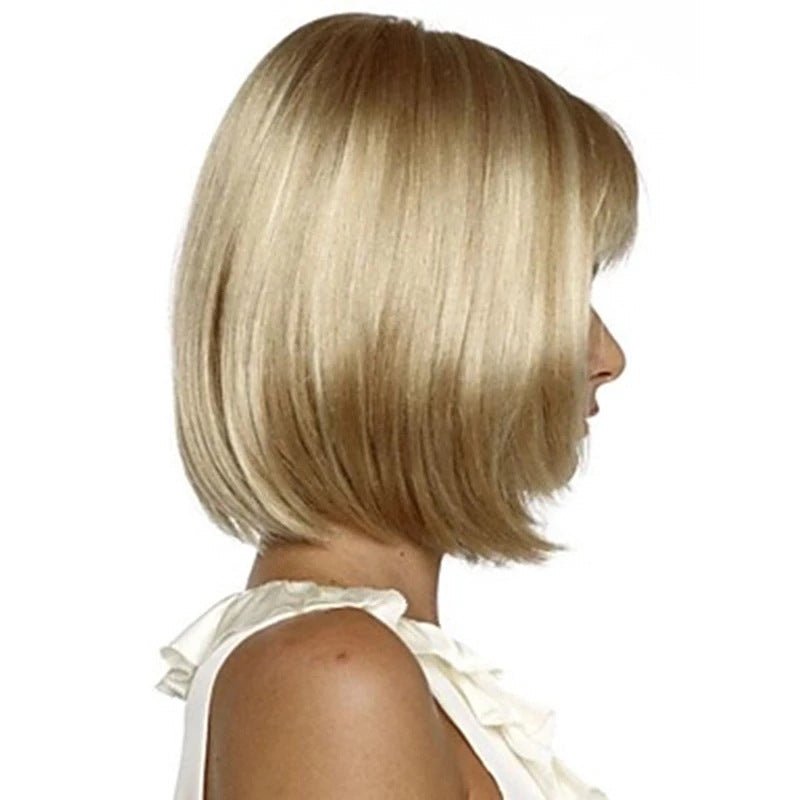 Women's 613 Blonde Front Lace Bob Wig with Natural Hairline