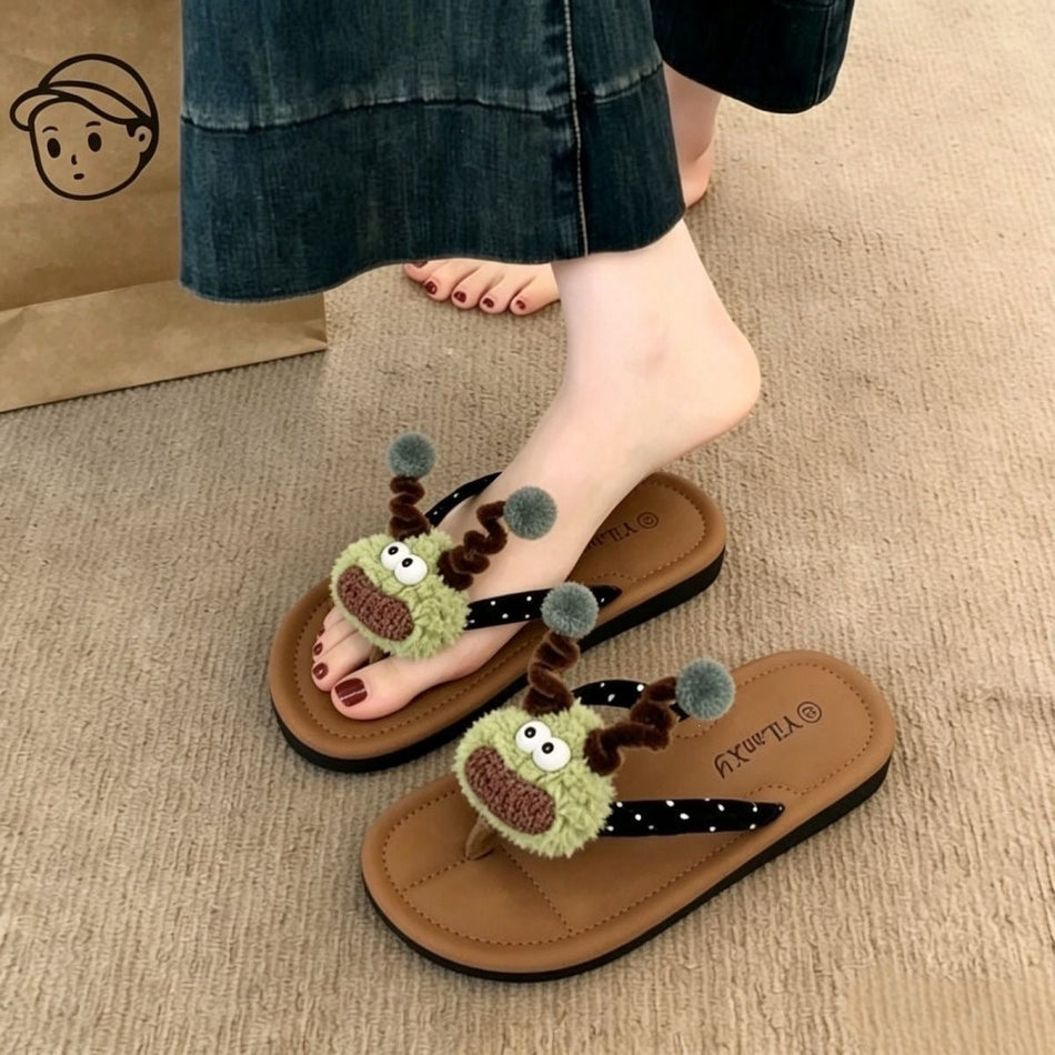 Women's Soft Sole Beach Flip Flops with Non-Slip Comfort