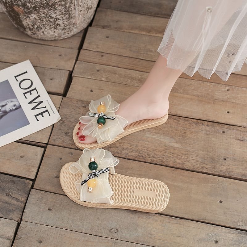Women's Mesh Flat Slippers with Soft Non-Slip Sole