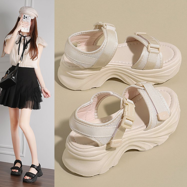 Women's Thick Sole Sports Sandals with Non-Slip Platform