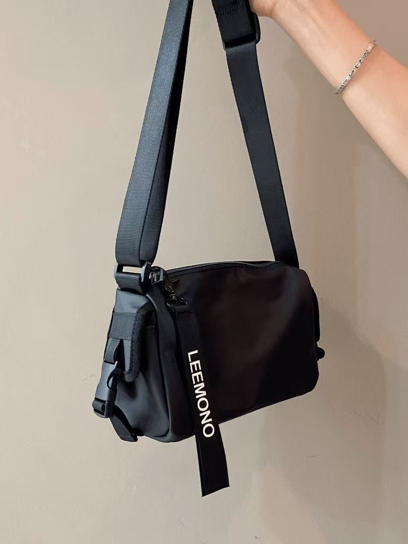 Japanese-Style Unisex Mini Crossbody Bag, Casual Square Shoulder