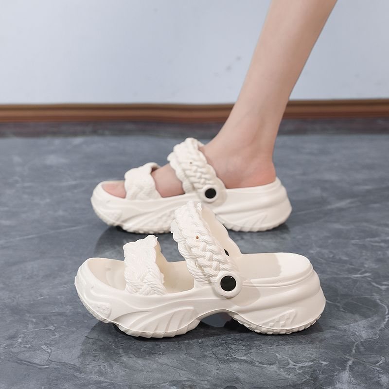 Women's EVA Thick Sole Two-Way Slip-On Beach Sandals