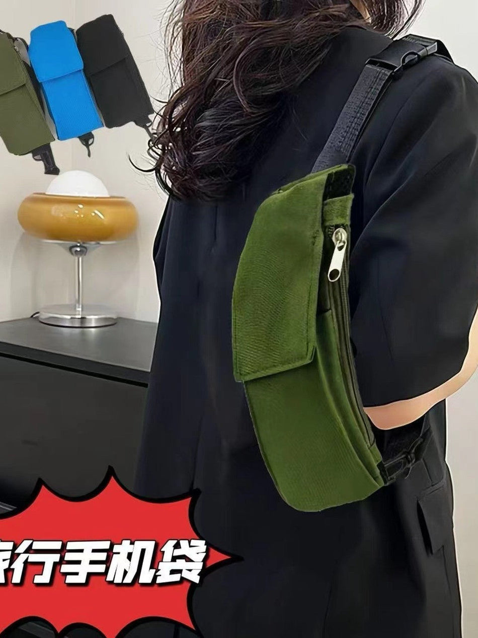 Sports Crossbody Phone Bag, Travel Document & Key Storage Pouch