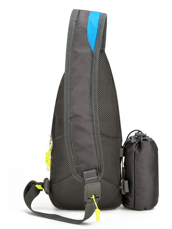 Outdoor Nylon Chest Bag, Lightweight Crossbody Sling Bag for Men