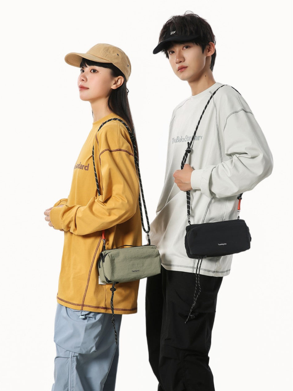 Outdoor Water Bottle Crossbody Bag, Street Style Shoulder Bag