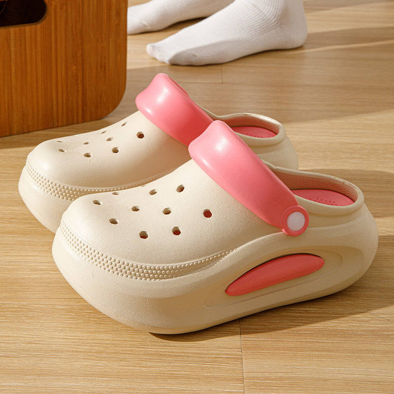 Women's Detachable Thick Sole Clog Sandals with Non-Slip Grip