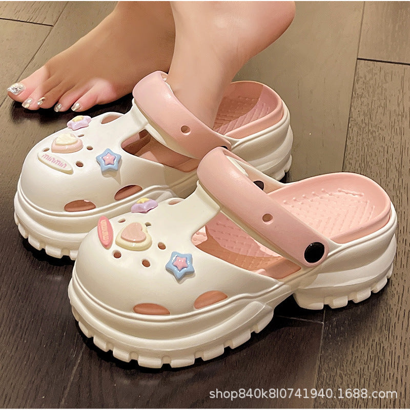 Women's EVA Platform Clog Sandals with Soft Thick Sole