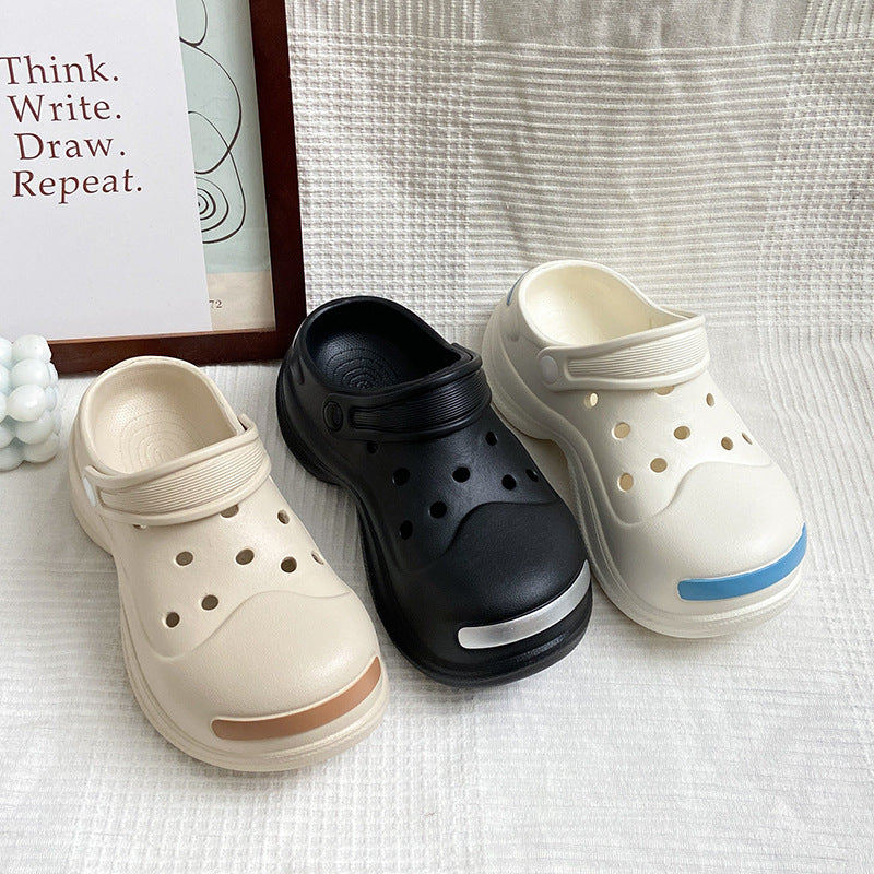 Women's Thick Sole Breathable Clog Sandals with Non-Slip Grip