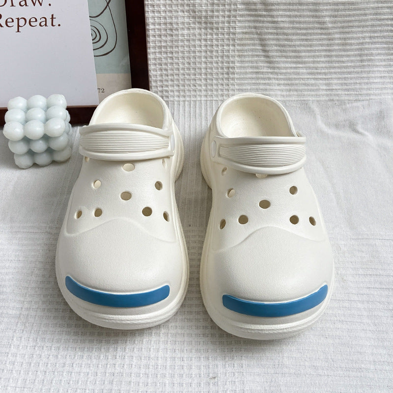 Women's Thick Sole Breathable Clog Sandals with Non-Slip Grip