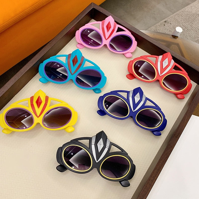 Kids' Cartoon UV Protection Sunglasses with Comfortable Fit