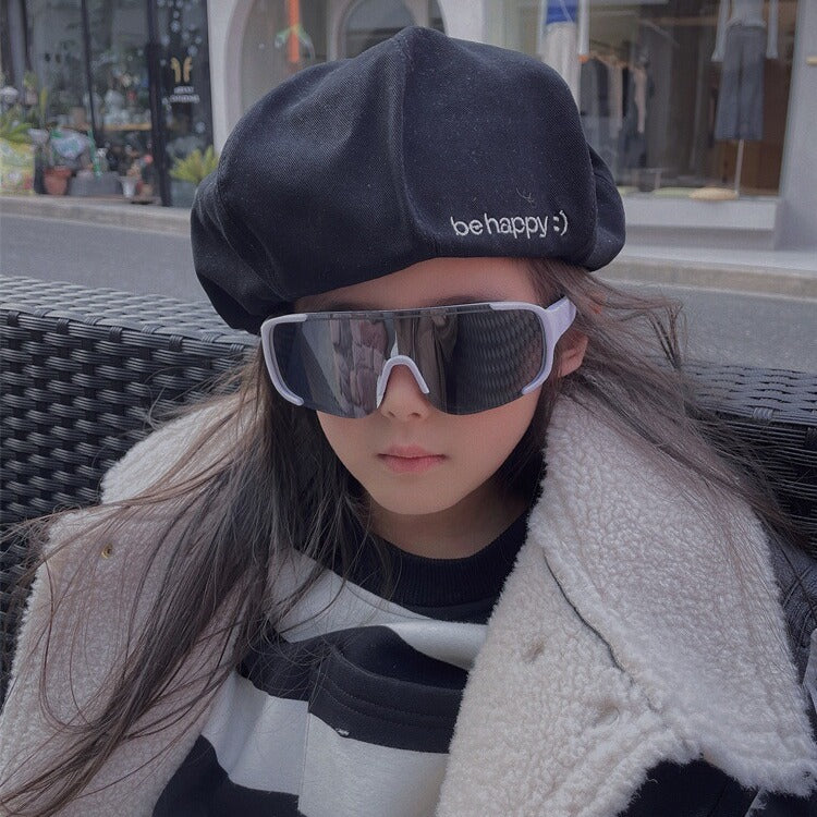 Kids' Oversized Sports Sunglasses with UV Protection
