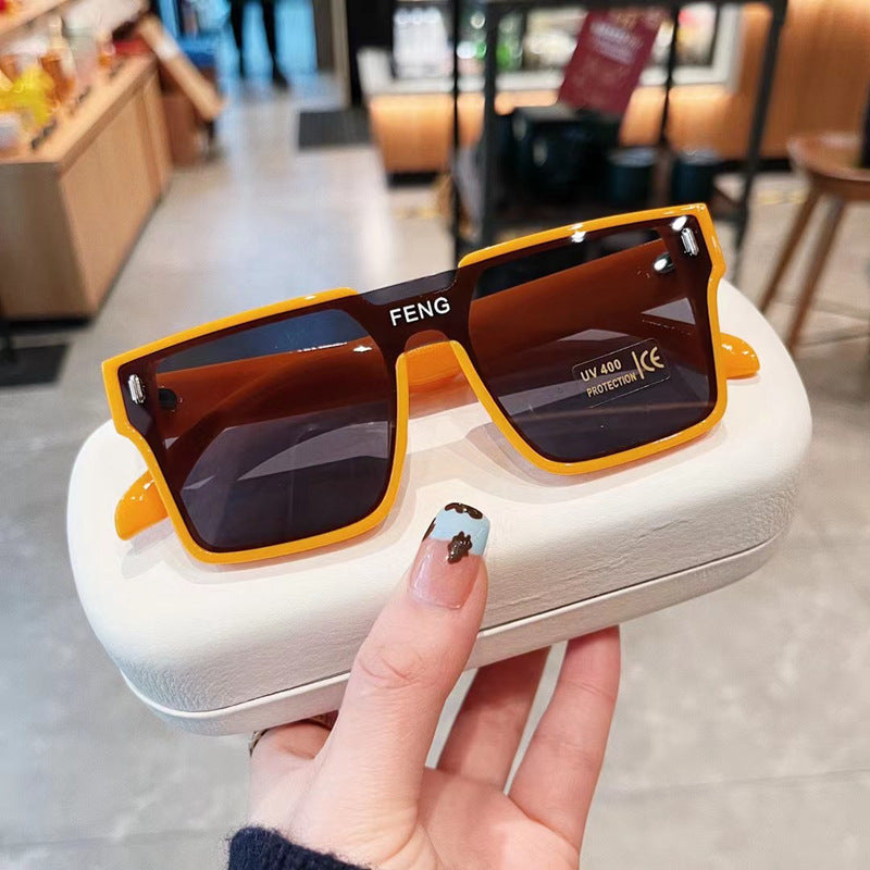 Kids' Oversized One-Piece UV Protection Sunglasses