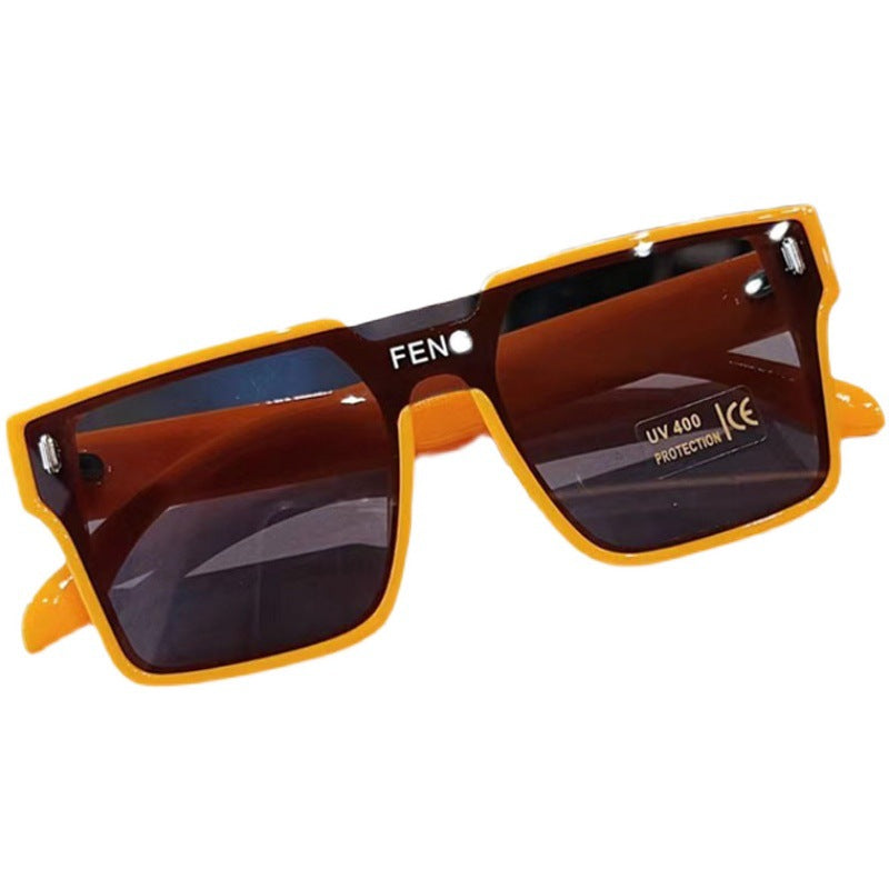 Kids' Oversized One-Piece UV Protection Sunglasses