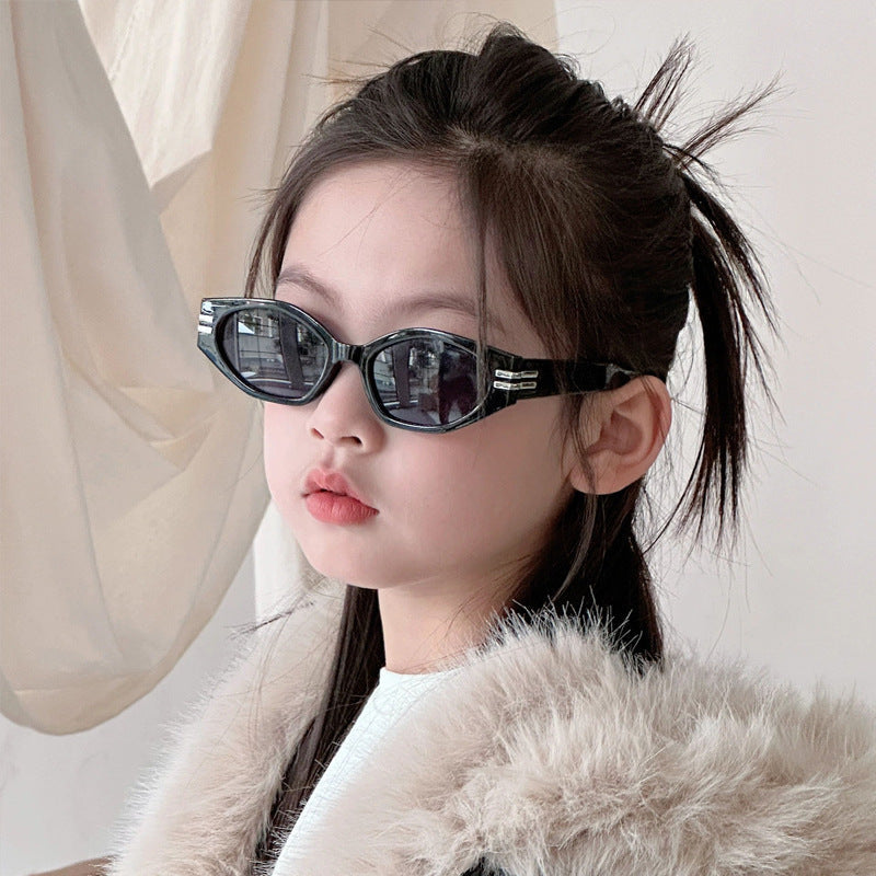 Women's Polygon Cat Eye Sunglasses with UV Protection