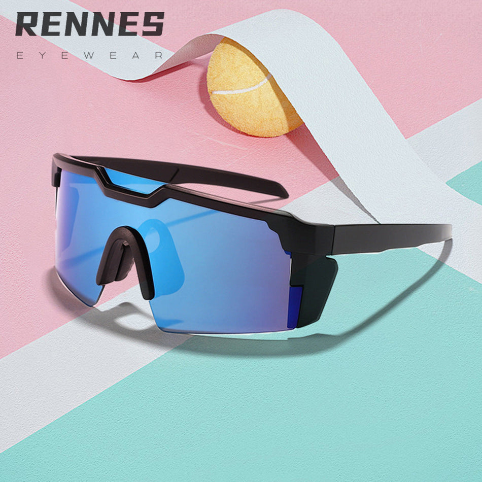 Kids' One-Piece Cycling Sunglasses with UV Protection
