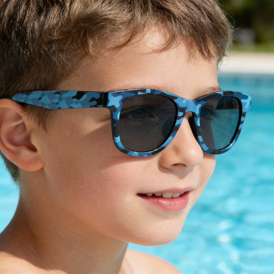 Kids' Camouflage Print Sunglasses with UV Protection
