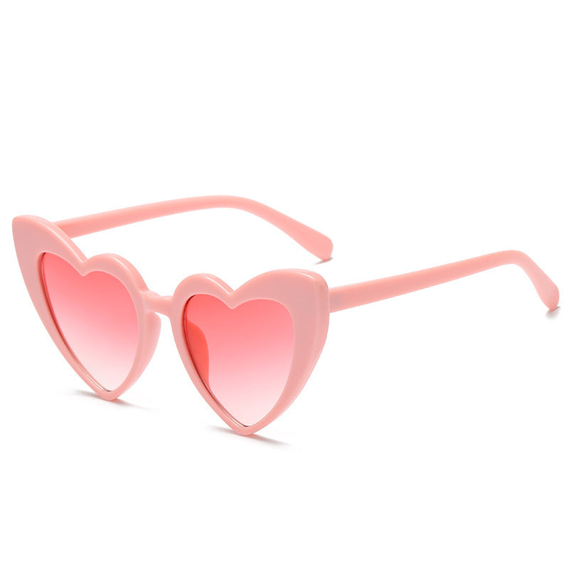 Kids' Heart Shaped Candy Sunglasses with UV Protection