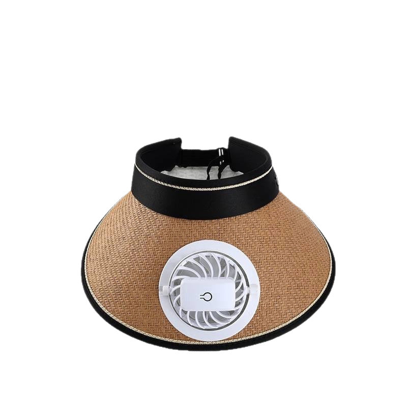 UPF50+ Sun Protection Fan Hat with Wide Brim