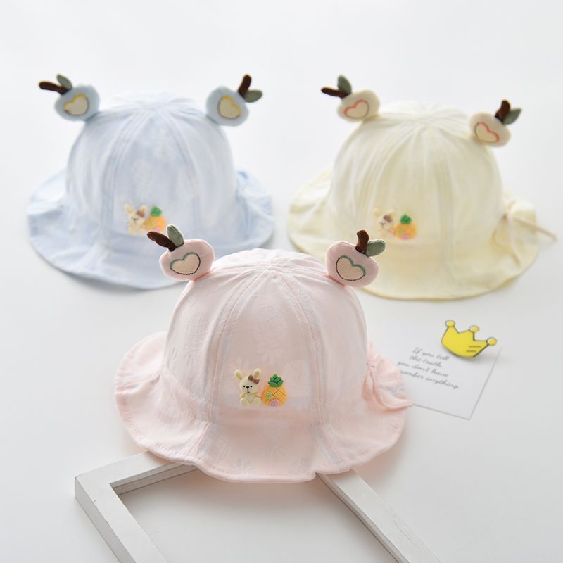 Baby Lightweight Fisherman Hat with Sun Protection Design