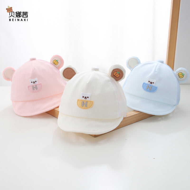 Baby Lightweight Mesh Baseball Hat with Sun Protection