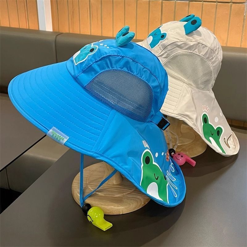 Kids' Shawl Sun Hat with UV Protection and Breathable Design