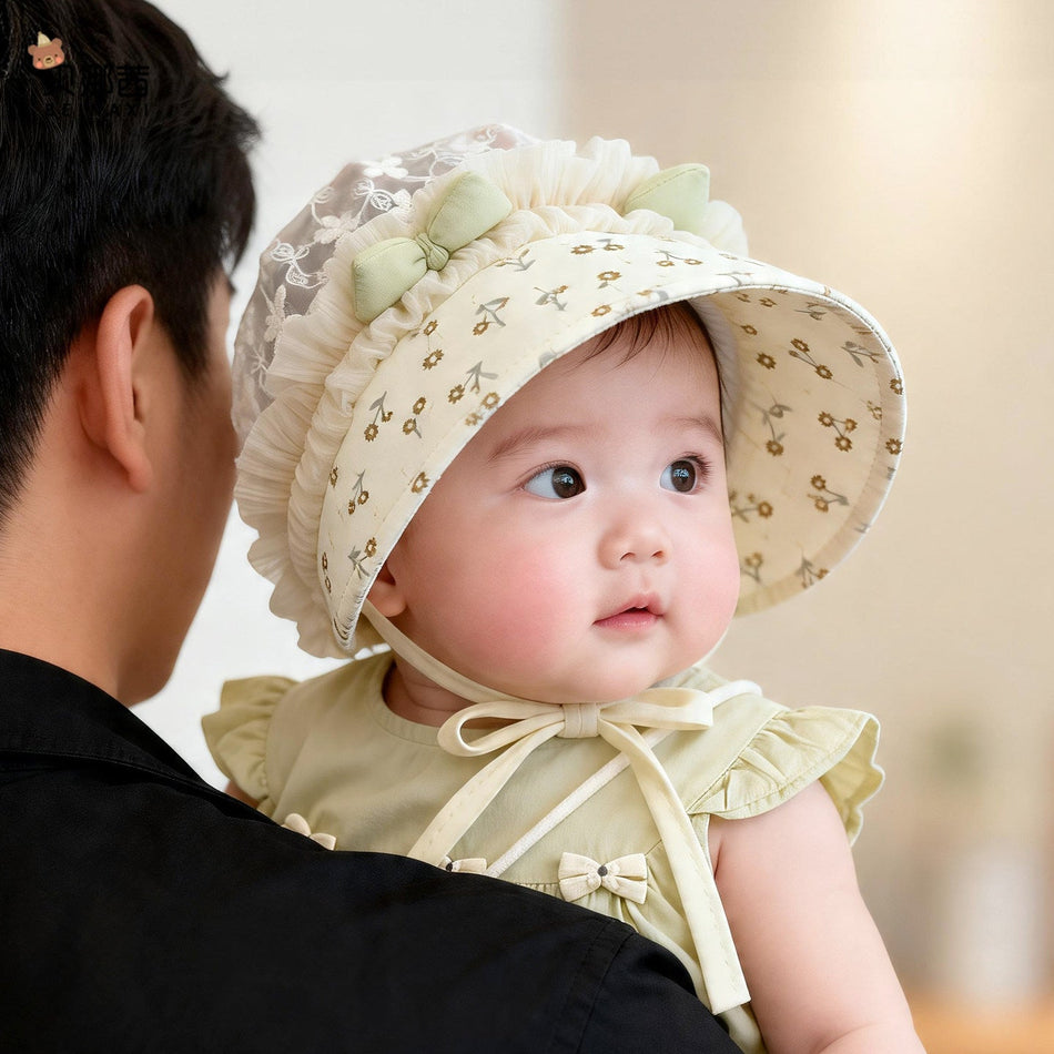 Baby Girls' Western Style Sun Hat with Ear Protection