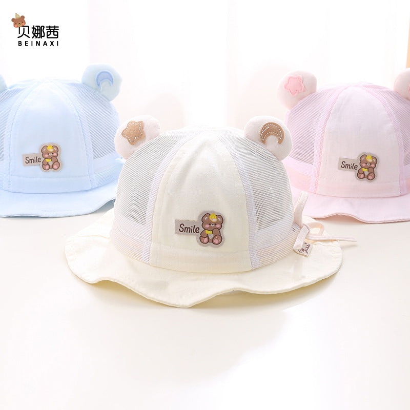 Baby Mesh Fisherman Sun Hat for Summer Outdoor Protection