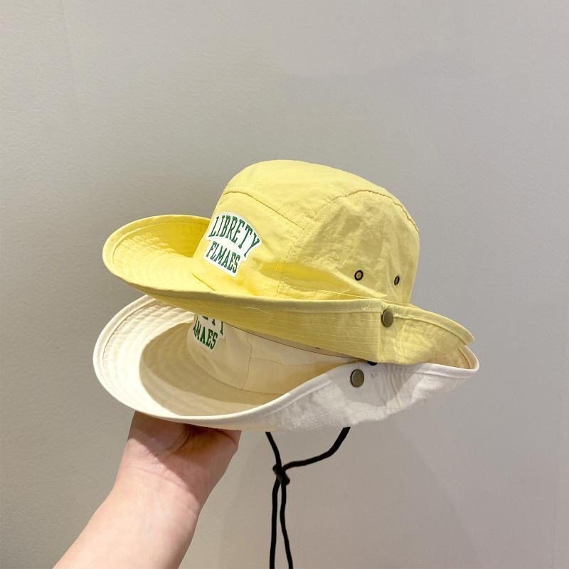 Kids' Quick-Drying Fisherman Hat with Wide Brim Sun Protection