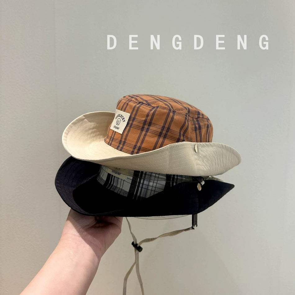 Kids' Quick-Drying Wide Brim Bucket Hat for Outdoor Sun