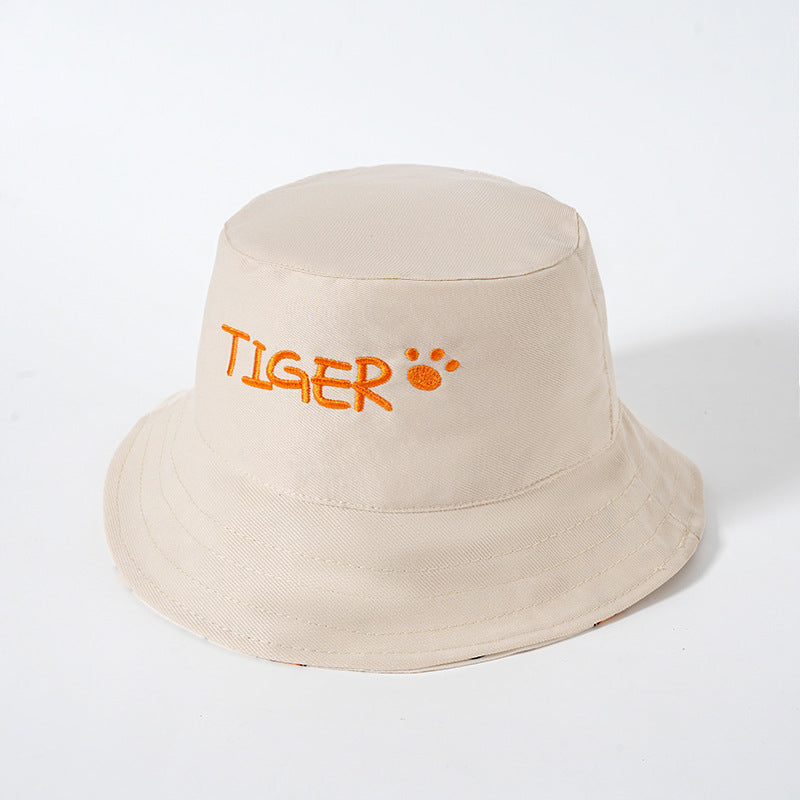 Kids' Reversible Bucket Hat with Wide Brim Sun Protection
