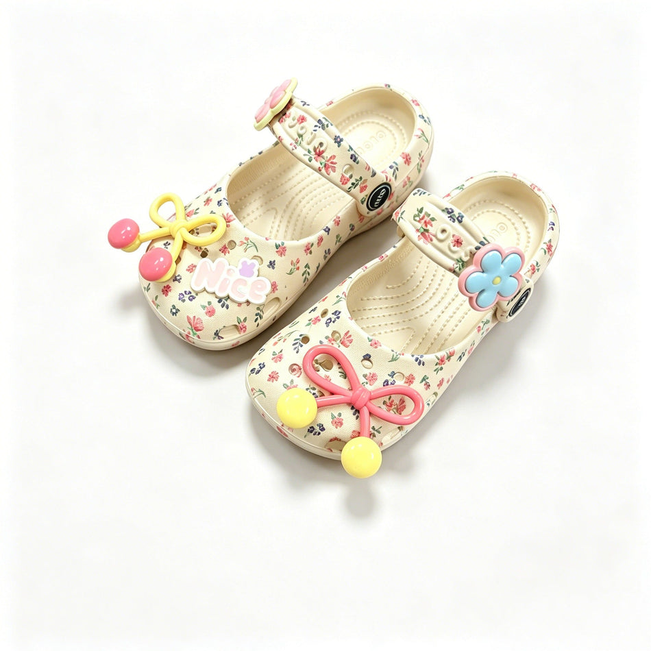 Girls' Ballet Style Clogs Non-Slip Beach Summer Shoes