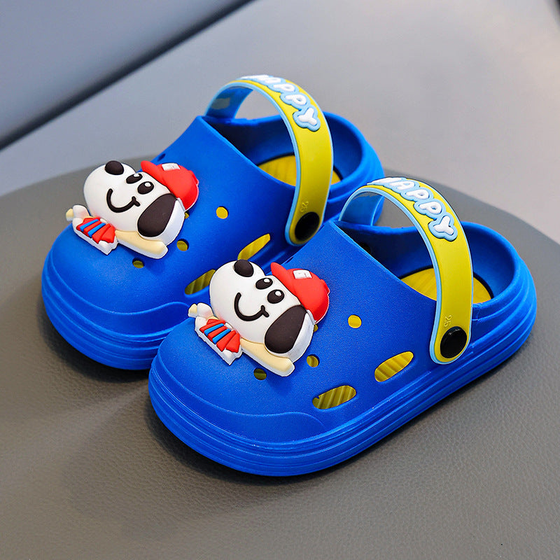 Kids' Closed Toe Cartoon Clogs Non-Slip Summer Shoes