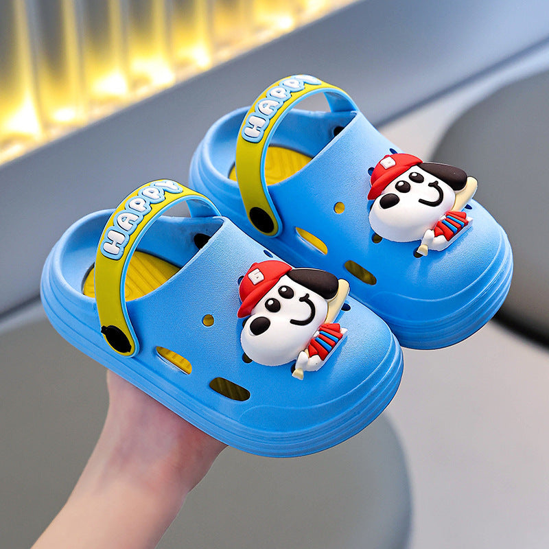 Kids' Closed Toe Cartoon Clogs Non-Slip Summer Shoes