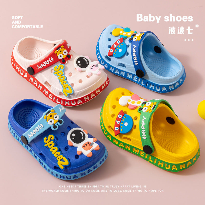 Kids' EVA Astronaut Closed Toe Clogs Soft Sole Sandals