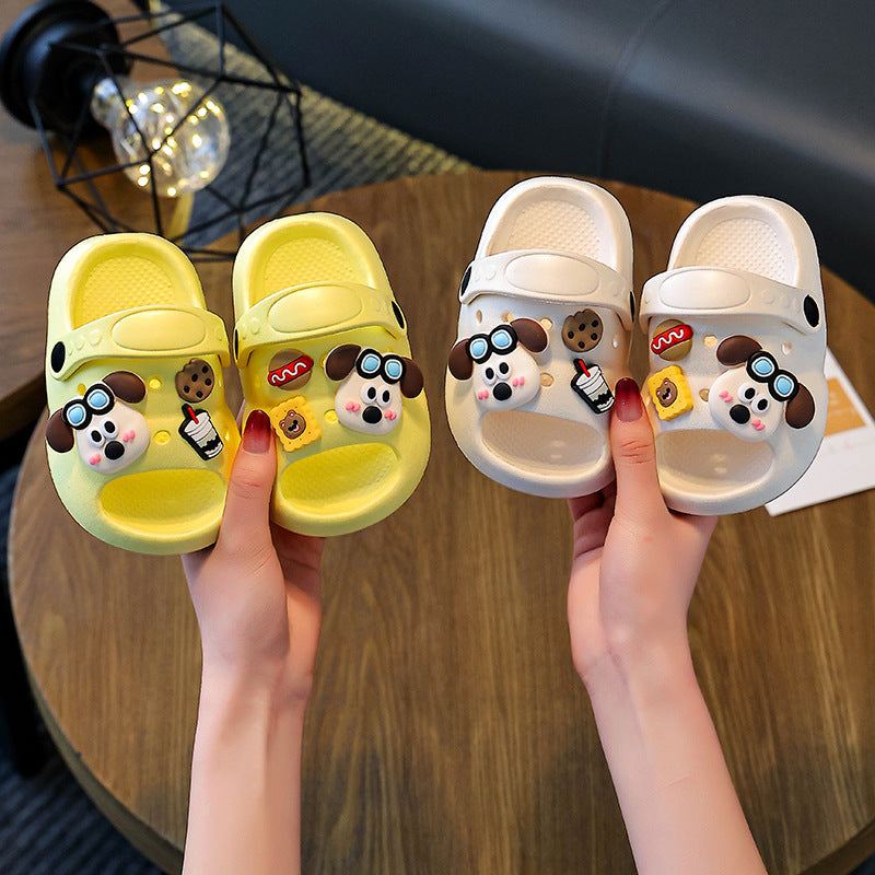 Cartoon EVA Thick Sole Slippers Soft Cushion Indoor Slides