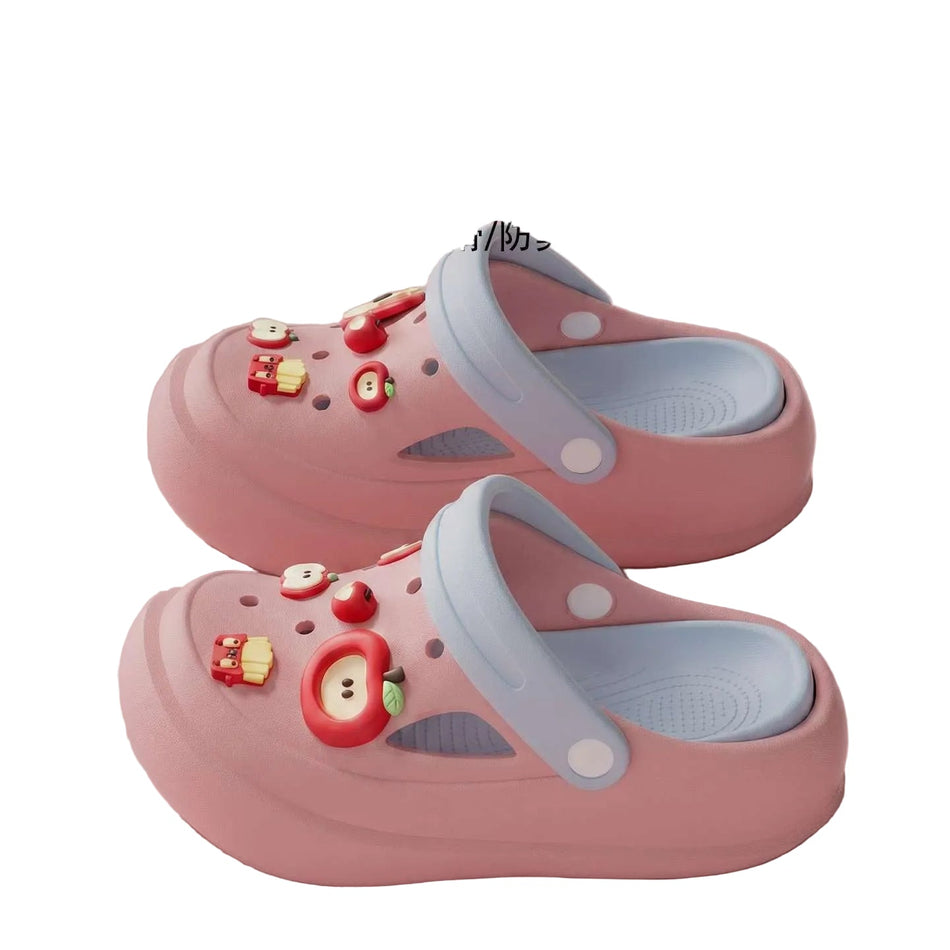 Girls' Cartoon EVA Clogs Non-Slip Breathable Beach Sandals