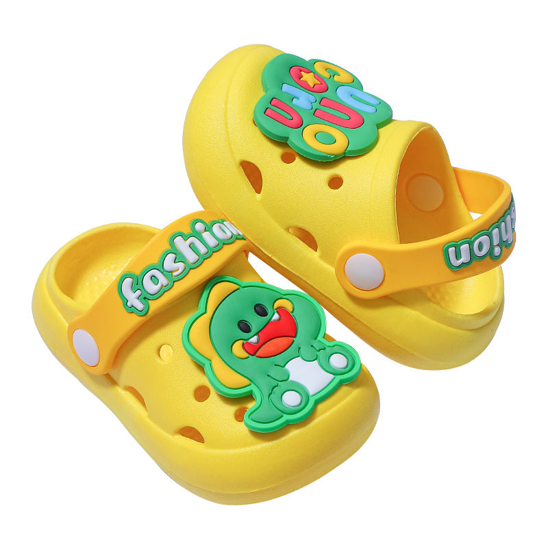 Kids' Cartoon Clogs Soft Sole Non-Slip Home Sandals