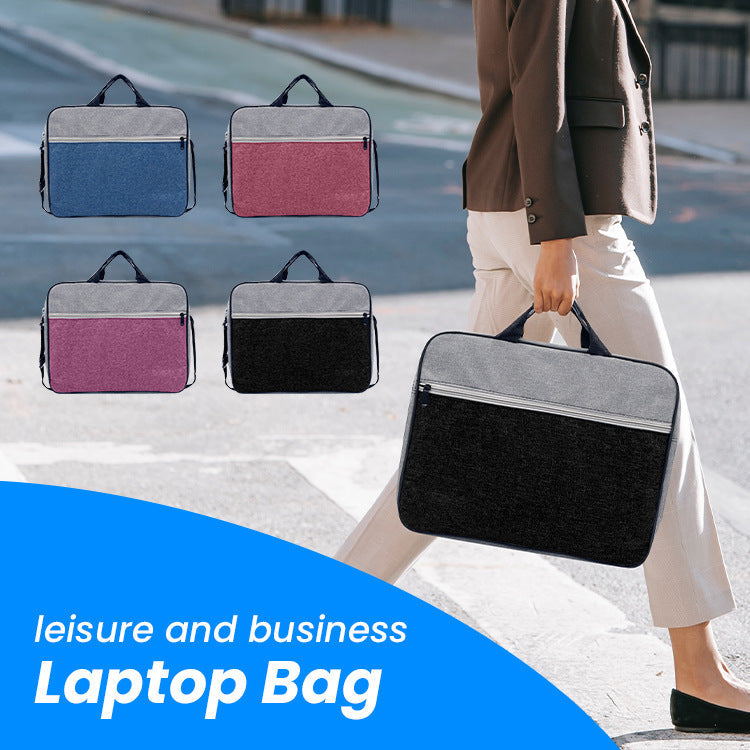 Waterproof Laptop Shoulder Bag with Adjustable Strap