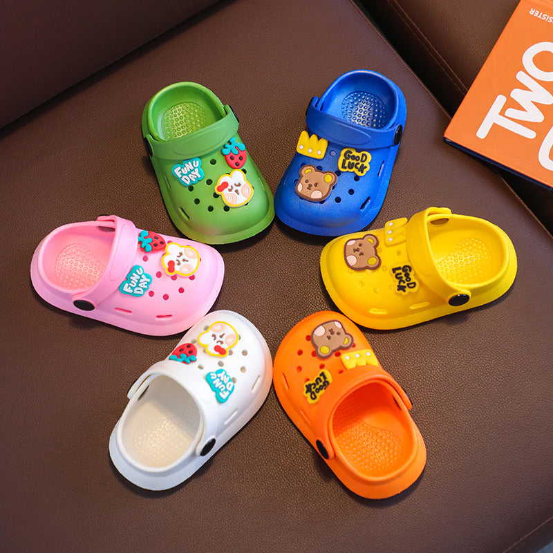 Kids' Cartoon Clogs Breathable Non-Slip Convertible Sandals