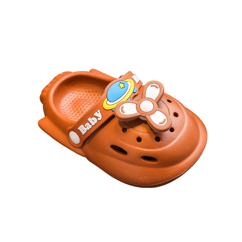 Kids' Cartoon EVA Closed Toe Clogs Non-Slip Beach Sandals