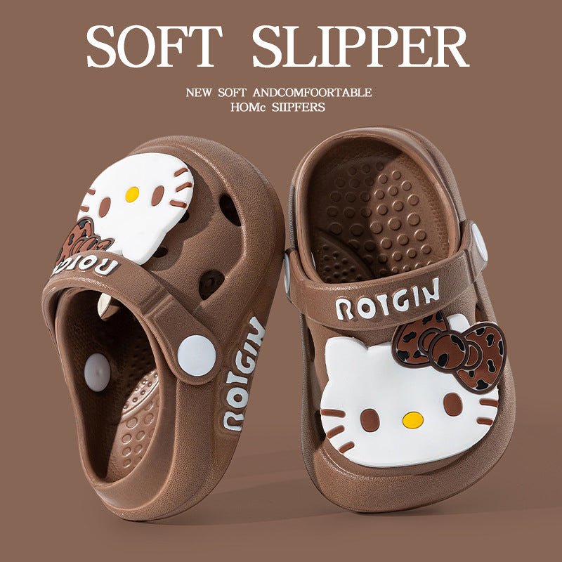 Kids' Cartoon EVA Clogs Non-Slip Indoor Beach Sandals