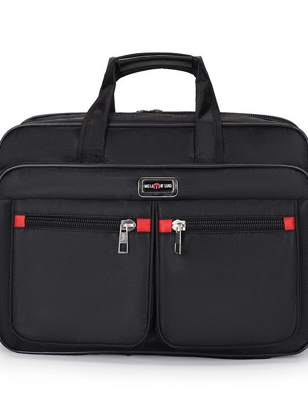 Large Capacity Business Laptop Briefcase Nylon Shoulder Bag