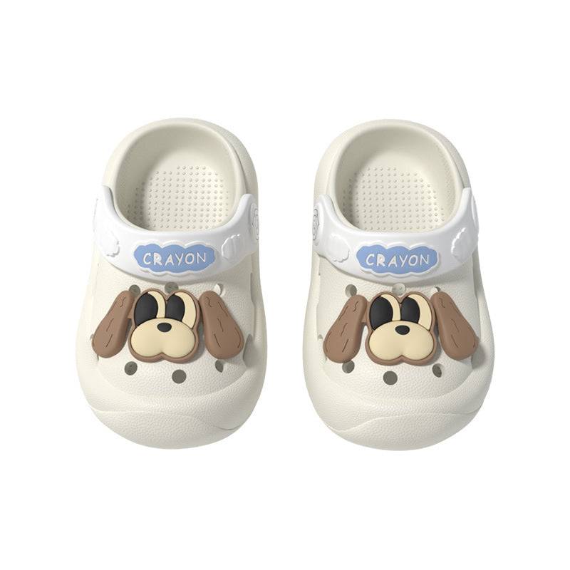 Kids' Cartoon Puppy EVA Clogs Non-Slip Summer Sandals