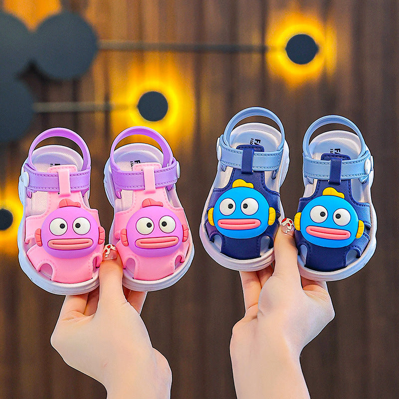 Baby Girls Beach Sandals with Soft Sole Summer Shoes