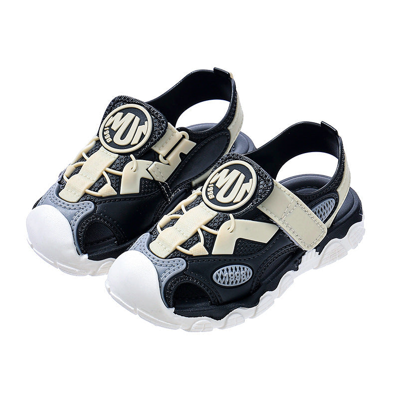 Boys Closed-Toe Sports Beach Sandals with Soft Sole