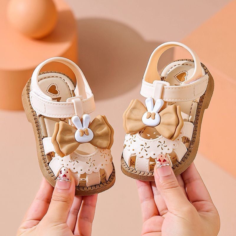 Baby Soft Sole Closed-Toe Princess Summer Sandals