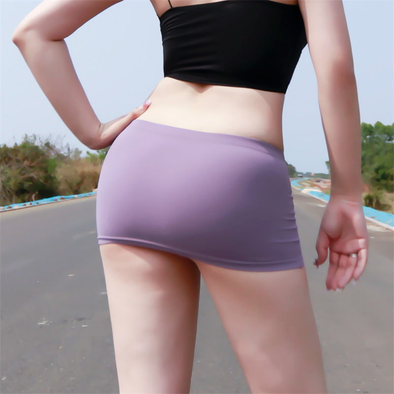 Women's Low Waist Stretch Bodycon Mini Skirt