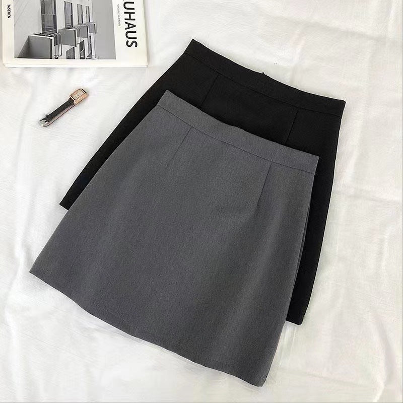 Women's High Waist A-Line Professional Short Suit Skirt